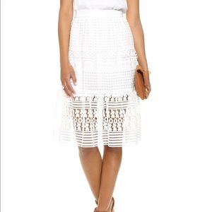 DVF Tiana Skirt, White